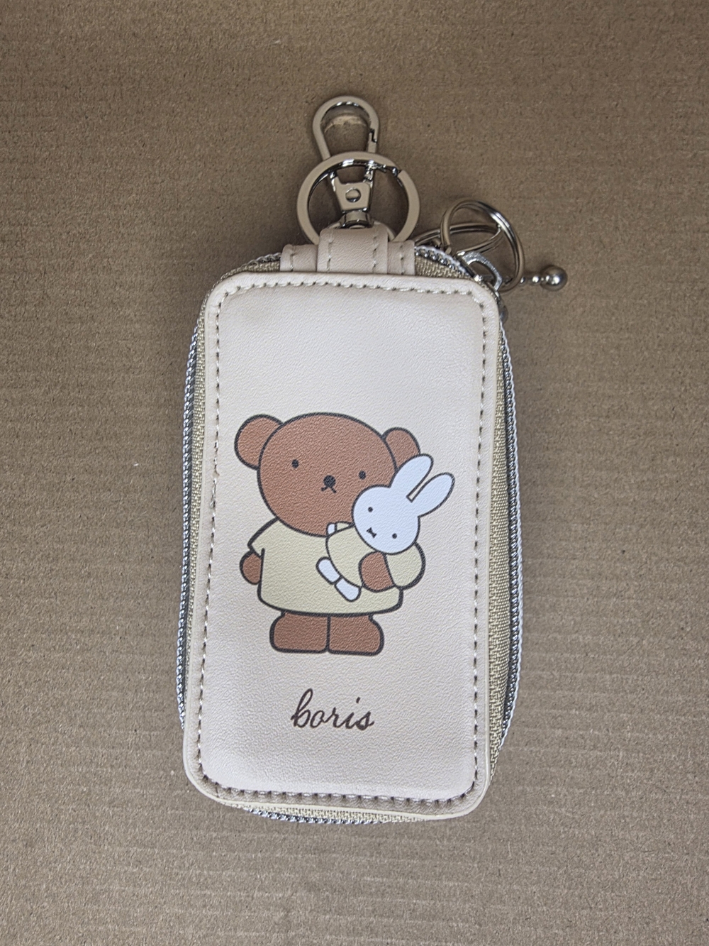Boris & Miffy Zip Keychain Pouch